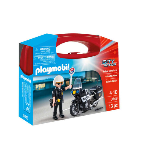 Playmobil Valisette Motard de Police