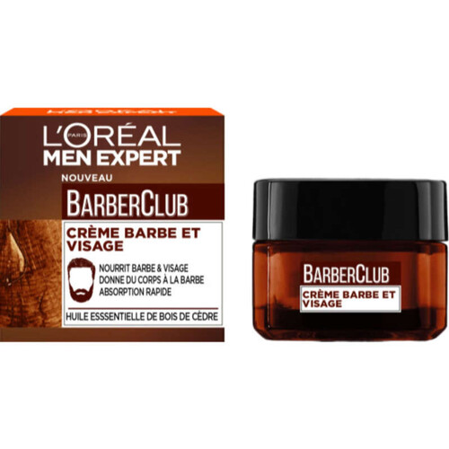 L'Oréal Paris Men Expert Crème Barbe & Visage Barber Club 50ml