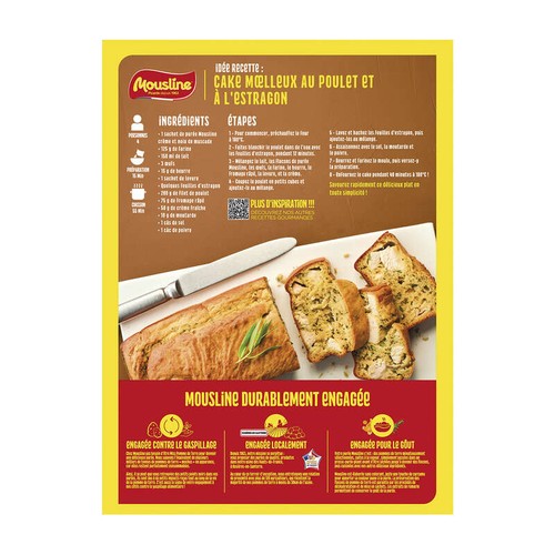 Mousline Purée de pomme de terre Crème & Pointe de Muscade 500g