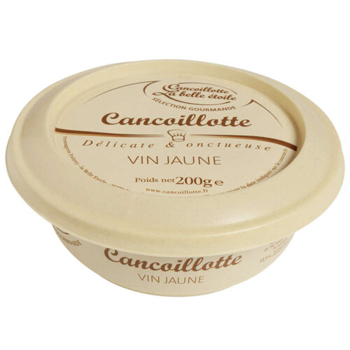 Cancoillotte Gourman Cancoillotte la belle etoile bol vin jaune 200G