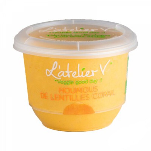 L'Atelier V Houmous de Lentilles Corail Bio 150g