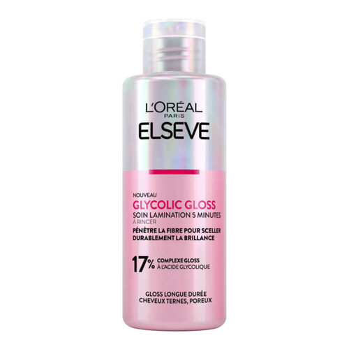 L'Oréal Paris Elseve glycolic gloss soin lamination 5min 200ml