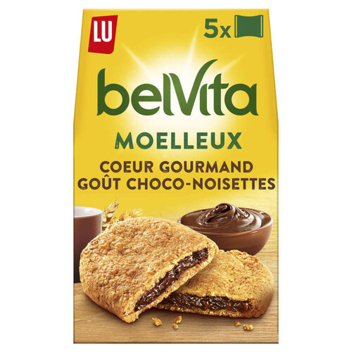 Lu Belvita Petit Déjeuner Biscuits Moelleux Choco Noisette 250 g