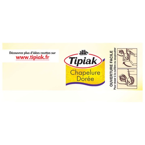 Tipiak Chapelure Dorée Extra Croustillante 250g