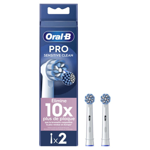 Oral-B Brossettes Pour Brosse À Dents Pro Sensitive Clean x2