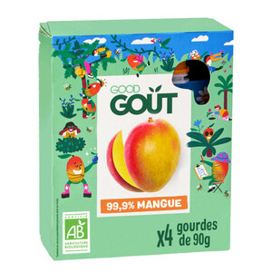 Good Goût Gourde Pomme Framboise Bio 120g - Naturalia Courses en