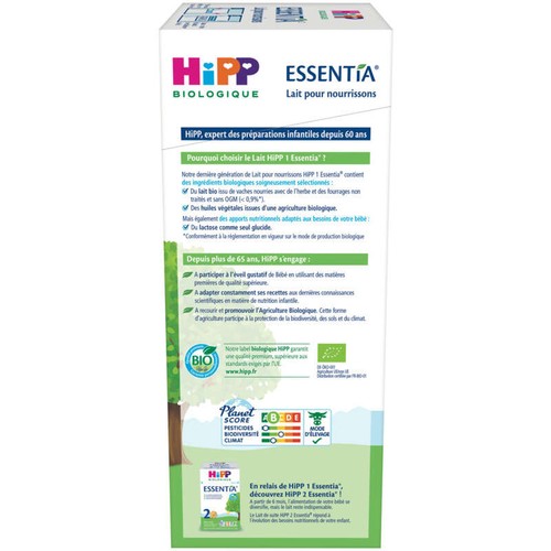 Hipp Bio Lait 1er Age Essentia 600g