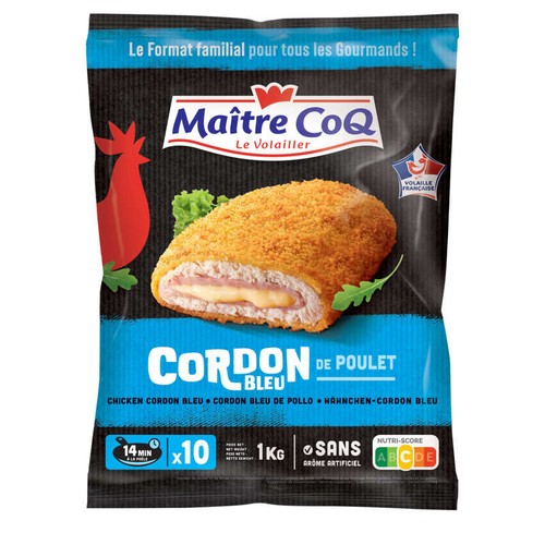 Maître Coq Cordon Bleu de Poulet *10 1kg