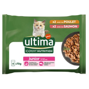 Ultima expert Nutrition chat junior 4x70g