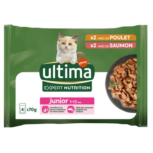 Ultima expert Nutrition chat junior 4x70g