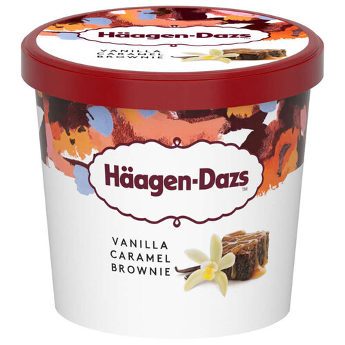 Haagen-Dazs Crème glacée vanille caramel brownie 78g