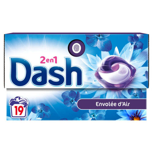 Dash 2en1 Pods Envolée d'Air * 19 Lavages