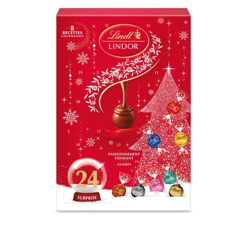 Lindt Calendrier de l'Avent Lindor assorti 312g