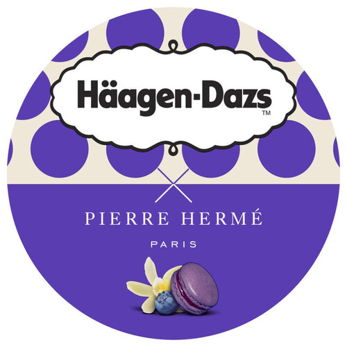 Häagen-Dazs Pot Macaron Vanilla & Blueberry 420ml