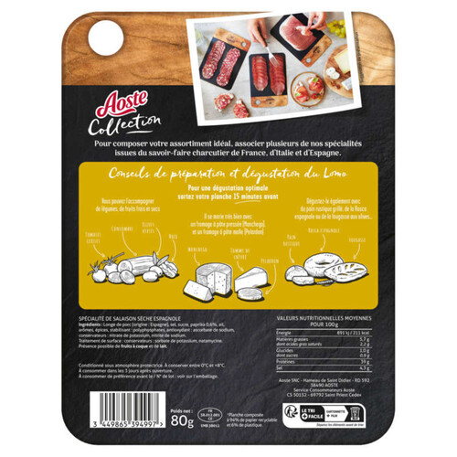 Aoste Jambon Lomo 80g