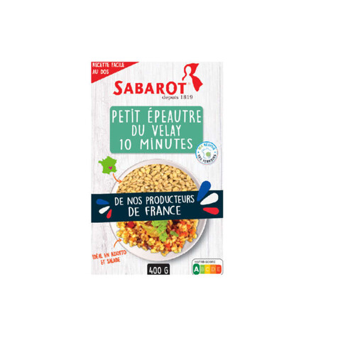 Sabarot Petit Epeautre du Velay Cuisson 10Min 400g