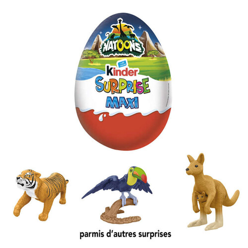 Kinder Surprise Maxi Œuf Chocolaté Natoons 100g