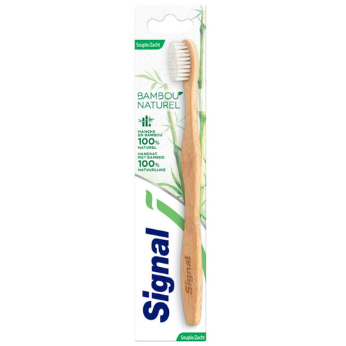 Signal Brosse À Dents Souple Bambou