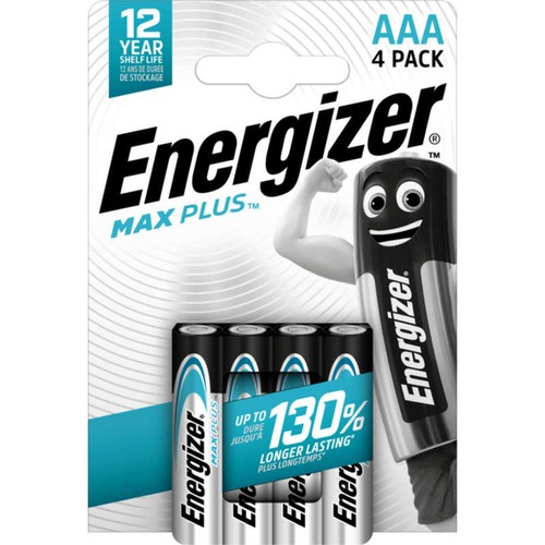 Energizer Pile Alcalines Energizer Max Plus x4