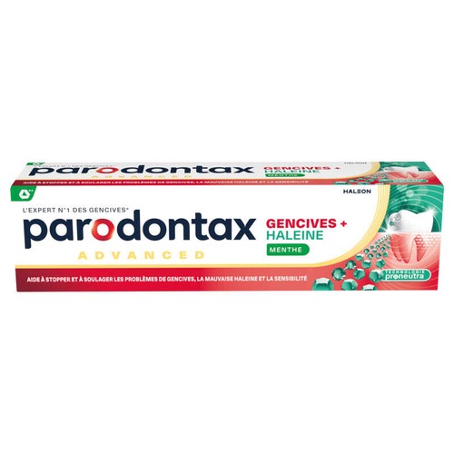 Parodontax Dentifrice menthe pour gencives + haleine  75ml