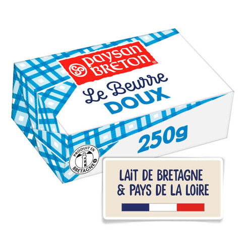 Paysan Breton Beurre Plaquette Doux 250g