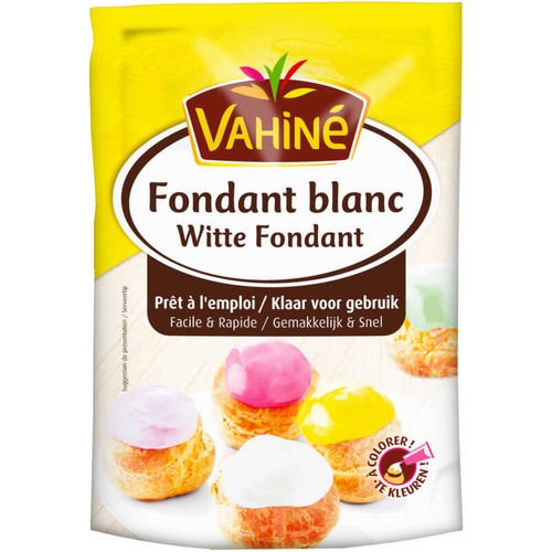 Vahiné Fondant Pour Glaçage Blanc, Prêt À L'Emploi 125g