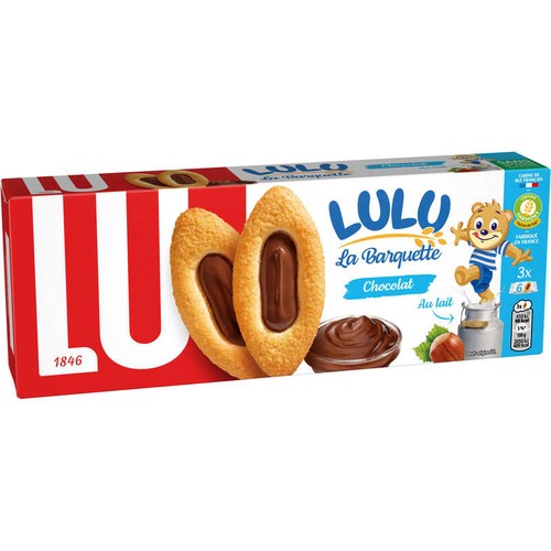 Lu Lulu La Barquette Biscuits Chocolat 120g