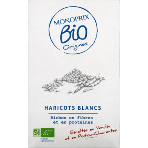 Monoprix Bio Haricots Blancs 500g