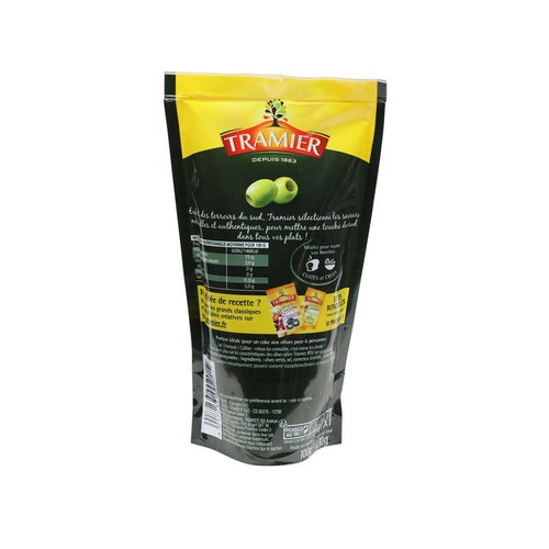 Tramier Olives Vertes Dénoyautées 100G