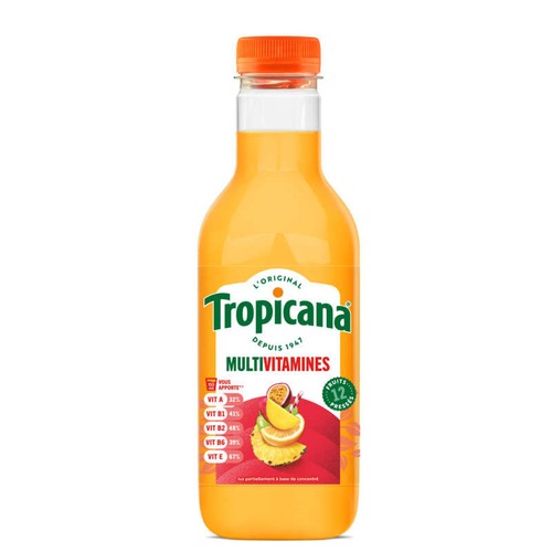 Tropicana Jus Frais Multivitamines la Bouteille de 90cl