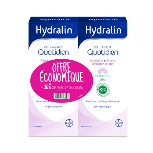 [Para] Hydralin Quotidien Adulte Lot De 2x 400 ml