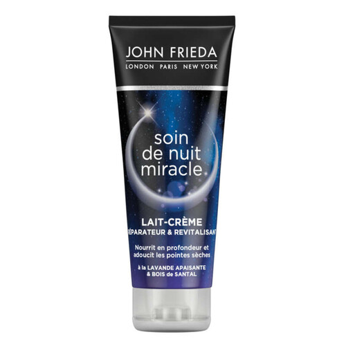 John Frieda Soin de Nuit Miracle Lait-Crème Réparateur & Revitalisant 100ml