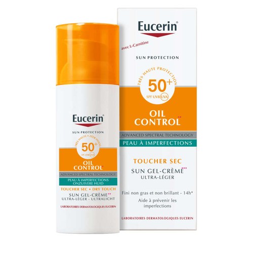 [Para] Eucerin Crème solaire Oil Control SPF50+ 50ml