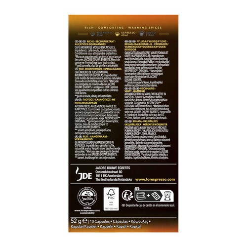 L'OR Espresso Seasonal Café en capsules x10 - 52g