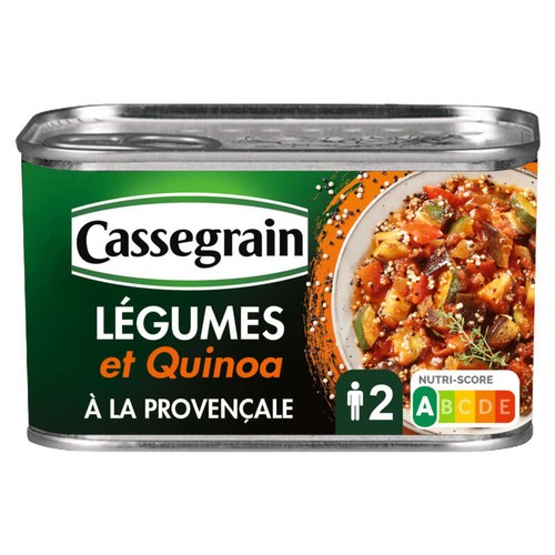 Cassegrain Légumes et Quinoa à la Provençale 375g