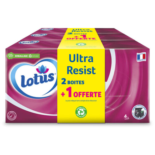 Lotus Mouchoir Ultra Résistant En Boite (2+1Gratuit)