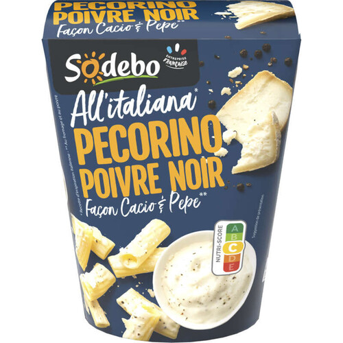 SODEBO BOX ALL'ITALIANA 280G CACIO & PEPE