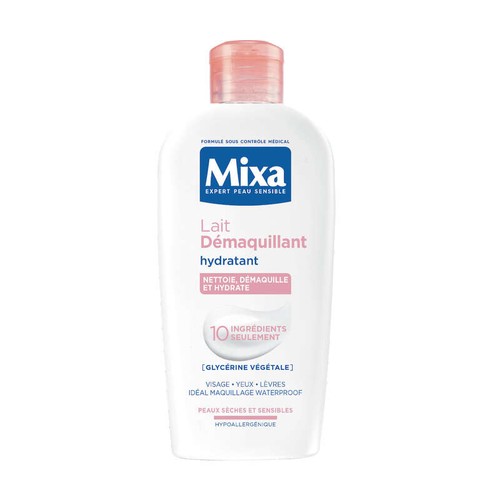 Mixa Lait Démaquillant Antidessèchement Peaux Sensibles 200ml