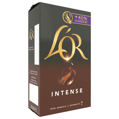 L'Or Café moulu Intense 100% Arabica intensité 7 250g