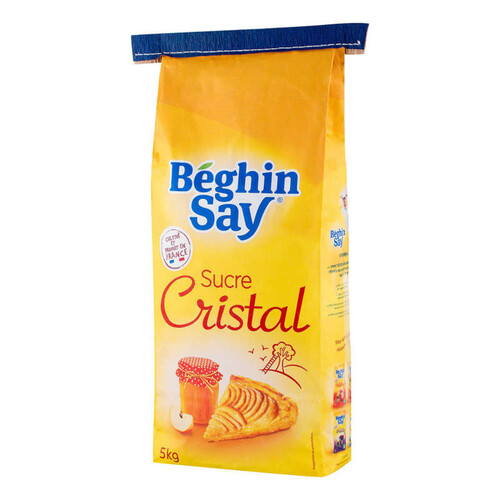 Béghin Say Sucre Cristal En Poudre 5Kg