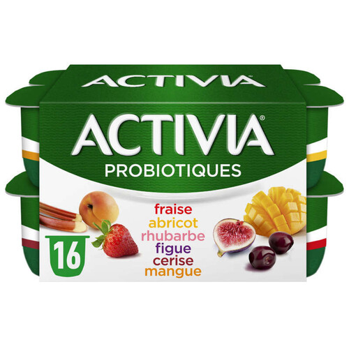 Activia Yaourt Aux Fruits Bifidus 16X125G