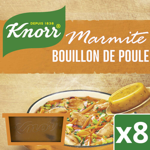 Knorr Marmite de Bouillon Poule 8 Capsules 224g