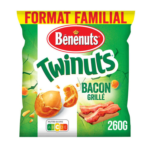 Bénénuts Twinuts Gout Bacon 260g