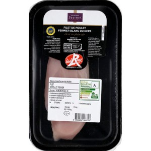 Monoprix Gourmet Filet De Poulet Fermier Blanc Du Gers Igp Label Rouge 140g