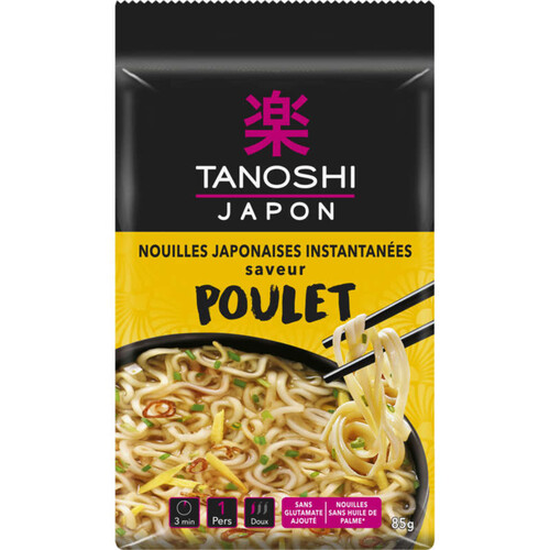 Tanoshi Nouilles De Blé Saveur Poulet 85g