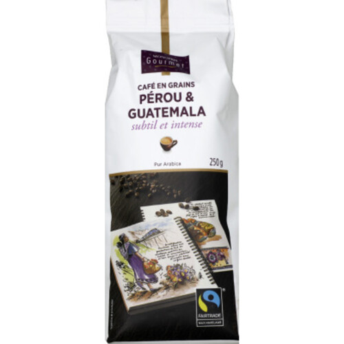 Monoprix Gourmet Café en grains Pérou & Guatemala 250g
