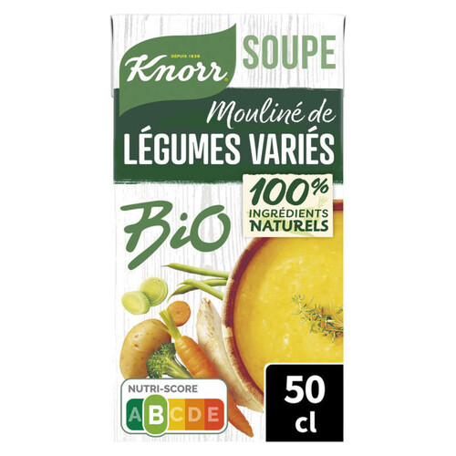Knorr Mouliné De Légumes Variés Du Potager Bio 50Cl 50cl