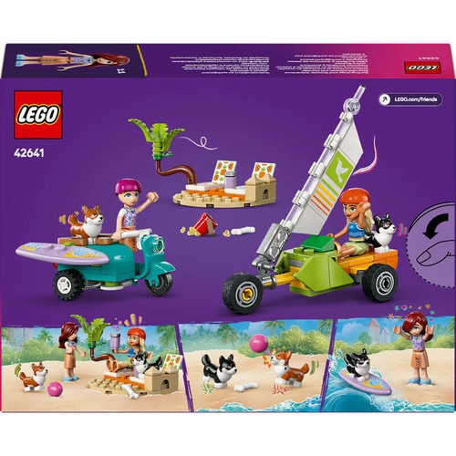 LEGO Friends Chiens Surfeurs et Aventures en Scooter 6+
