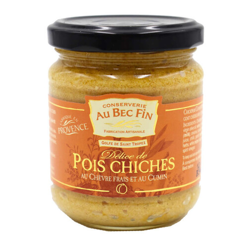 Conserverie Au Bec Fin Caviar De Pois Chiches Au Chevre Frais Et Cumin - 180G