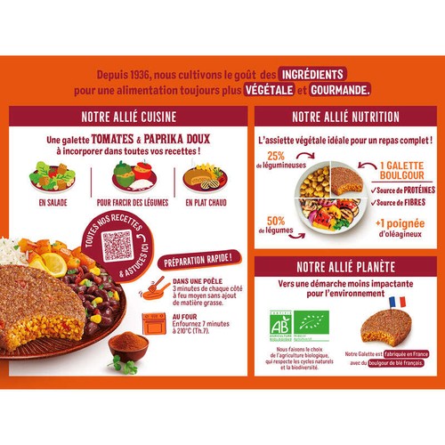 Céréal Bio Galette Quinoa Tomate  200g